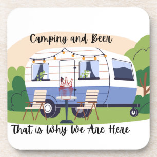 Camping und Bier Warum wir hier auf einem Getränkeuntersetzer