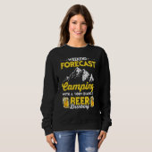 Camping- und Biergarten Sweatshirt (Vorne ganz)