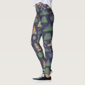 Camping- und Freiluftkampfgeräte Gemustert Leggings (Links)