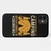 Camping und Trinken Case-Mate iPhone Hülle (Rückseite (Horizontal))