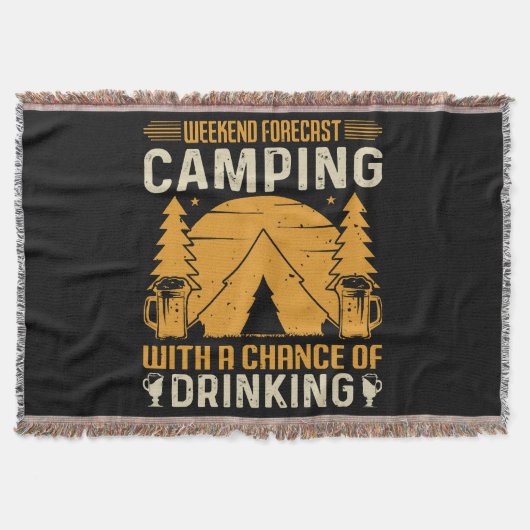 Camping und Trinken Decke (Vorderseite)