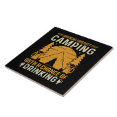 Camping und Trinken Fliese (Seite)