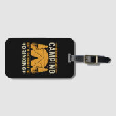 Camping und Trinken Gepäckanhänger (Vorderseite (Horizontal))