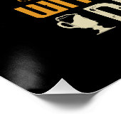 Camping und Trinken Poster (Ecke)