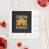 Camping und Trinken Serviette (Beispiel)