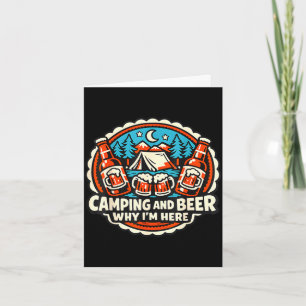 Camping und Trinken, warum ich hier draußen in der Karte