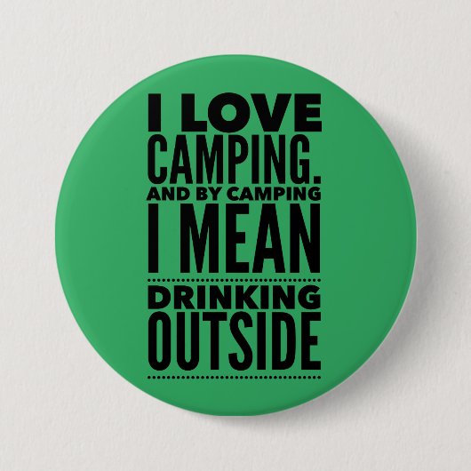 Camping- und Trinkknopf Button (Vorderseite)