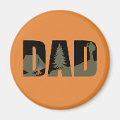 Camping- und Wandervater Magnet (Vorne)