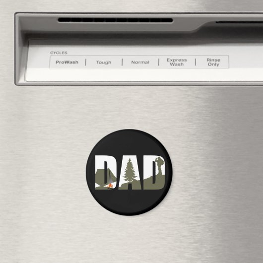 Camping- und Wandervater Magnet (In Situ (Geschirrspüler))