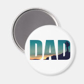 Camping- und Wandervater Magnet (Vorderseite/Rückseite)