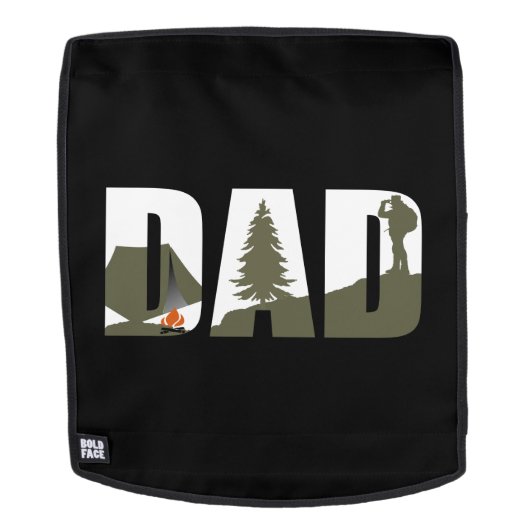 Camping- und Wandervater Rucksack (Abnehmbare Front)