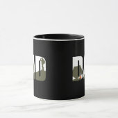 Camping- und Wandervater Tasse (Zentrum)