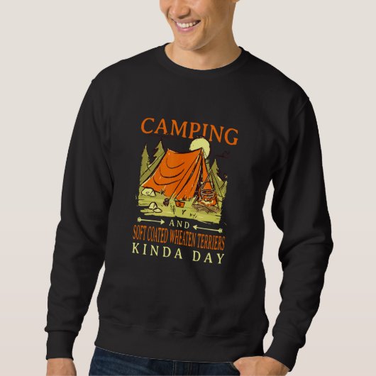 Camping und weich überzogene Radterrier Kinda Day Sweatshirt (Vorderseite)