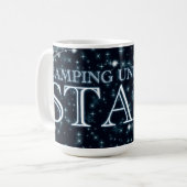 Camping unter den Sternen Kaffeetasse (Vorderseite Links)