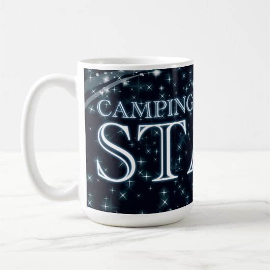 Camping unter den Sternen Kaffeetasse (Links)
