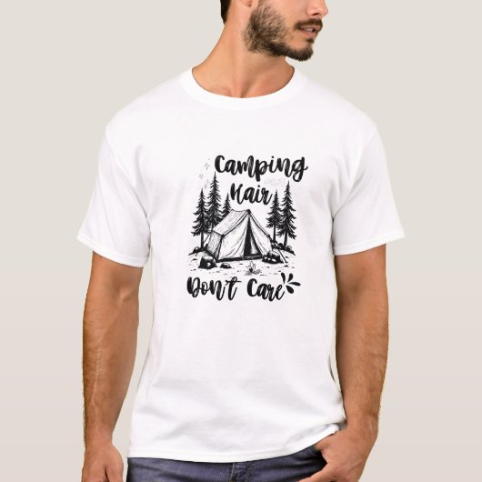 Camping unter den Sternen T-Shirt (Vorderseite)