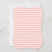 Camping unter den Sternen Tepee Pink & Gold Campin Einladung (Rückseite)