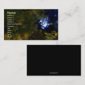 Camping unter der Stern-Geschäfts-Karten-Schablone Visitenkarte (Vorne/Hinten)