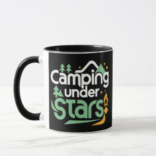 Camping unter Sternen, Erkunden Sie die Wildnis Tasse