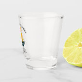 Camping Urlaub Familienreise Happy Campers Custom Schnapsglas (Rechts)