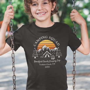 Camping Vacation Custom Family Matching Son Camp T-Shirt