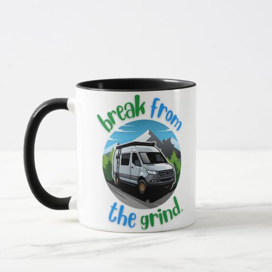 Camping Van Kaffeetasse (Links)