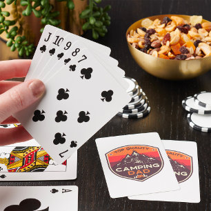 Camping-Vater von höchster Qualität Spielkarten