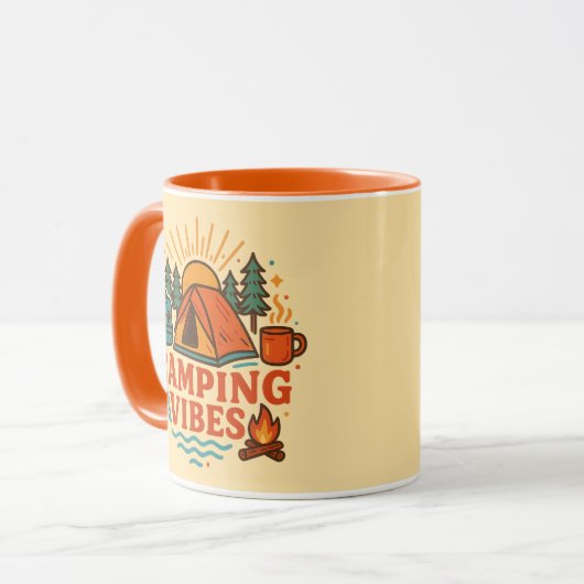 Camping Vibes Combo Mug Tasse (Vorderseite Links)