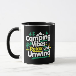 Camping Vibes : Entspannen und Entspannen Tasse