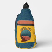 Camping Vibes Gear Print Cut Nähtasche Crossbody Bag (Vorderseite)