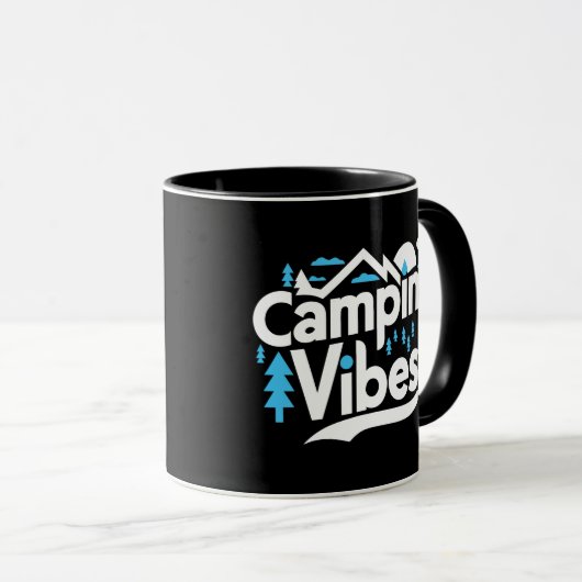 Camping Vibes Tasse (VorderseiteRechts)