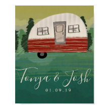 Camping Vintag Camper Brautparty Erreichbarkeit