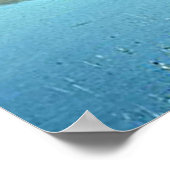 Camping von unbekanntem Poster-See Poster (Ecke)