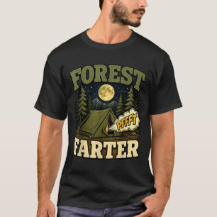 Camping Wald Fürzender Zelt Humor T-Shirt