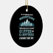 Camping-Wanderkaffee Keramik Ornament (Rechts)
