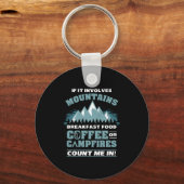 Camping-Wanderkaffee Schlüsselanhänger (Vorderseite)