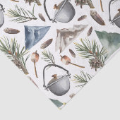 Camping, Wandern, Freizeit und Natur Seidenpapier (Ausschnitt)