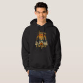 Camping Wandern Geschenk Glücklicher Camper Hoodie (Vorne ganz)