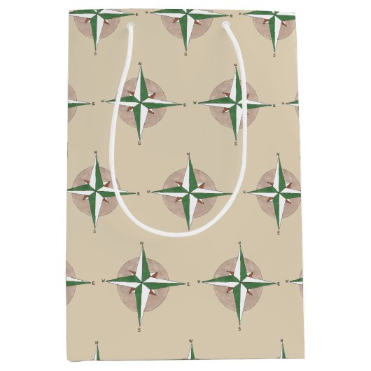 Camping Wandern Outdoor Camping Campingplatz Kompa Mittlere Geschenktüte (Vorderseite)