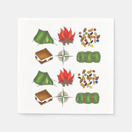 Camping Wandern Outdoorscampingplatz Napkins Serviette