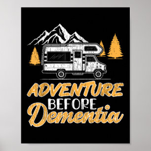 Camping Wandern Paradies für Kletterhexen: Poster