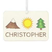 Camping Wandern Sonnenberg Bäume Personalisiertes 