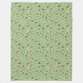 Camping Wandern Trekking Wilderness Muster Fleecedecke (Vorderseite)