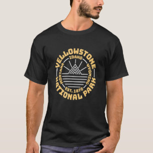 Camping Wandern Vintage Yellowstone Nationalpark T-Shirt