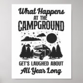 Camping: Was im Campingplatz passiert Poster (Vorne)