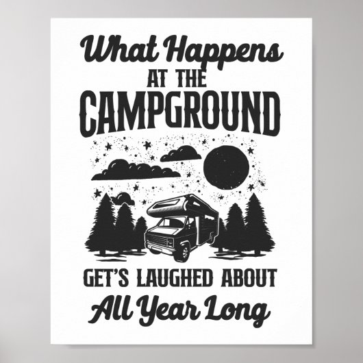 Camping: Was im Campingplatz passiert Poster (Vorne)