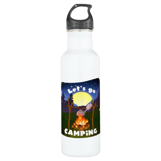 Camping-Wasser-Flasche Edelstahlflasche (Vorderseite)