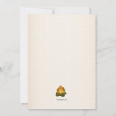 Camping Wasserfarben Einladung (Rückseite)