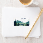 Camping Wedding Rücksendeadressen-Aufklebers Adressaufkleber (Insitu)