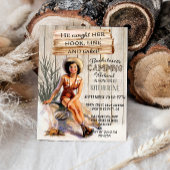 Camping Weekend Bachelorette Einladung